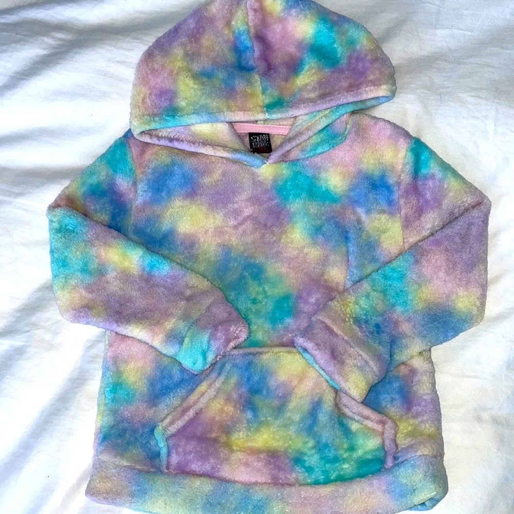 Like New 3T Tie Dye Fleece Hoodie
